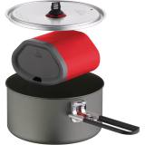 MSR - Kochset 4-teilig Quick Solo-System, black/silver/red