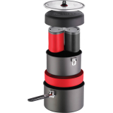 MSR - Kochset 8-teilig Quick 2 System, black/silver/red