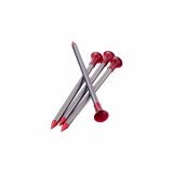 MSR - Zeltheringe 4er Set Carbon-Core Tent Stake Kit, red/silver