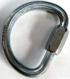 Maillon Rapide - Schraubglied halbrund Big D, verzinkt, 10mm, 45 kN