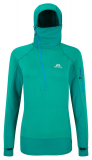Mountain Equipment - Fleece Eclipse Hooded Zip Tee Women, emerald, Gr. 14 (L)