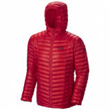Mountain Hardwear - Daunenjacke Ghost Whisperer Hooded, cherrybomb, Gr. M
