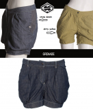 Nograd - Grenade Pantalon Women Short, stone denim, Gr. XL=4