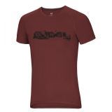 Ocun - Raglan Tee Men, Bleau Jump, chili oil, Gr. L