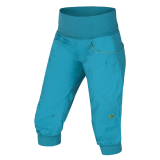 Ocun - Klettercapri Noya Shorts Women, lake blue/yellow, Gr. S