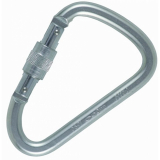 Ocun - Stahlkarabiner HMS Screw Steel, polished