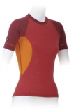 Ortovox - Merino 130 Short Sleeve W-R, red berry, Gr. XS