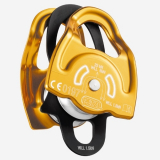Petzl - Seilrolle Gemini (doppelte Prusikrolle), gold
