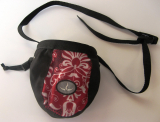 Prana - Womens Chalk Bag with belt, red flower