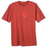 Prana - Solo Tee, indian red, Gr. XL