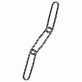 Raumer - Edelstahlkette Catena Inox AISI 316L 6mm, Länge 37cm, 40 kN