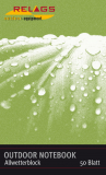 Relags - Notizblock Wasserfest, All-Weather Outdoor Notebook
