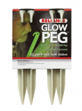 Reliance - Zelthering ABS Kunststoff Glow Peg, grün, 22cm, 4er Pack