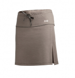 Rewoolution - Outdoor Skirt Lady, fango/cuciture almond, Gr. S