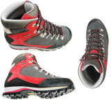 Scarpa - Bergschuh Barun Lady GTX, smoke/red, Gr. 40,5