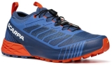 Scarpa - Trailrunningschuh Ribelle Run GTX, blue/spicy orange, Gr. 41,0