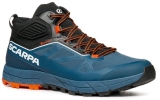 Scarpa - Zustiegsschuh Rapid Mid GTX, cosmic blue/orange, Gr. 45,0