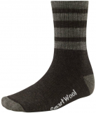 Smartwool - Striped Hiking Medium Crew, chestnut/taupe, Gr. XL