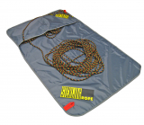 Petzl - Seilplane Rope Tarp 140 x 140 cm, schwarz/orange