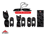 Stubai - Antistollplatte Stick-On Universal 927019 nicht zugeschnitten, black