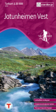 Topokarte Norwegen - Jotunheimen West, 1:50000