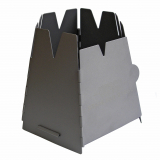 Vargo - Edelstahl Holzkocher Hexagon