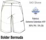 Wild Roses - Boulder Bermuda, stone, Gr. 36