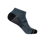 Wrightsock - Anti-Blasen-System Coolmesh II Socke quarter low cut, pebble/grey, Gr. L (41,5-45)
