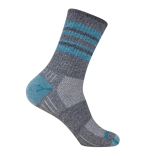 Wrightsock - Anti-Blasen-System Escape Socke crew, turqoise stripes, Gr. M (37,5-41)