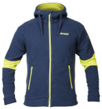 Bergans - Fleece Hareid Jacket, navy/citrus, Gr. S