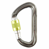 DMM - Karabiner Phantom Keylock, Screwgate, titanium/lime