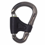 DMM - Karabiner Beam Belay Master 2, Screwgate, titanium/lime