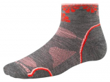 Smartwool - Women PhD Outdoor Ultra Light Mini, medium gray/coral, Gr. M