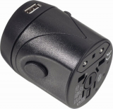 Steckeradapter - World Travel mit USB Lader