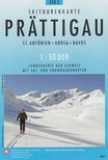 Swisstopo - Skitourenkarte Schweiz - 248S Prättigau, 1:50000