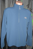 The North Face - Mens Apex Zip Shirt, bay blue, Gr. XL