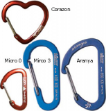 Edelrid - Zubehörkarabiner Micro 3, farblich sortiert