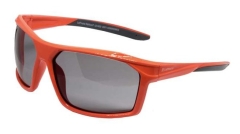 LePirate - Gletscherbrille/Sonnenbrille Rätikon 2-4 Kategorie 2-4, glänzend orange/grau