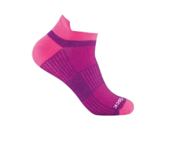 Wrightsock - Anti-Blasen-System Coolmesh II Socke low tab, plum/pink, Gr. M (37,5-41)