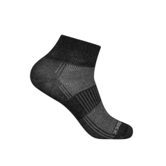 Wrightsock - Anti-Blasen-System Coolmesh II Socke quarter, black marl, Gr. M (37,5-41)