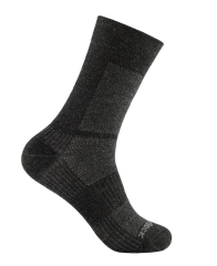Wrightsock - Anti-Blasen-System Merino Coolmesh II Socke crew, grey/black, Gr. L (41,5-45)