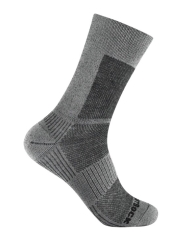 Wrightsock - Anti-Blasen-System Merino Coolmesh II Socke crew, grey/smoke, Gr. L (41,5-45)
